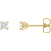 14K Yellow 1/2 CTW Natural Diamond Earrings
