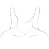 14 Karat Yellow Gold 0.33 Carat Natural Diamond Solitaire 18 inch Necklace