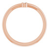 14 Karat Rose Gold .03 Carat  Diamond Stackable Ring