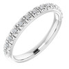 14 Karat White Gold .03 CDiamond Stackable Ring | AfricaGems