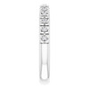 14 Karat White Gold .03 CDiamond Stackable Ring | AfricaGems