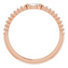14 Karat Rose Gold 0.25 CDiamond Stackable Ring | AfricaGems