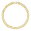 14 Karat Yellow Gold 0.25 CDiamond Stackable Ring | AfricaGems
