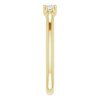 14 Karat Yellow Gold 0.20 Carat Diamond Stacklable Ring