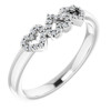 Platinum .08 Carat Diamond Heart Ring