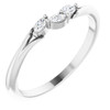 Platinum 0.10 Carat Natural Diamond Ring
