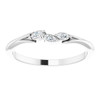 Platinum 0.10 Carat Natural Diamond Ring