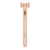 14 Karat Rose Gold .08 Carat Natural Diamond Stackable Ring