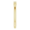 14 Karat Yellow Gold 0.10 Carat Natural Diamond Graduated Stackable Ring