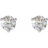 Sterling Silver 0.20 Carat Natural Diamond Threaded Post Earrings
