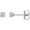 14 Karat White Gold 0.20 Carat Lab Grown Diamond Stud Earrings