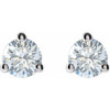 14 Karat White Gold 0.25  Carat Lab Grown Diamond Stud Earrings