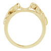 Diamond Ring in 14 Karat Yellow Gold 0.15 Carat Diamond Ring Enhancer