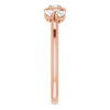 14 Karat Rose Gold 0.25 Carat Natural Diamond Ring