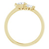 14 Karat Yellow Gold 0.25 Carat Natural Diamond Ring