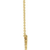 14 Karat Yellow Gold 0.16 Carat Natural Diamond Bar 18 inch Necklace