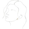 14 Karat White Gold 0.10 Carat Natural Diamond Single Cuff Earring