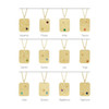 14 Karat Rose Gold Green Chrysoprase and .0075 carat Diamond Libra Zodiac Constellation Pendant