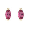 14 Karat Yellow Gold Natural Pink Tourmaline Earrings