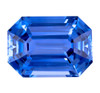 14.88 Carat Blue Sapphire Emerald Cut Gemstone, 16.46x11.71x7.83mm size | AfricaGems