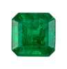 Green Emerald - Emerald Cut - 1.06 Carat - 6x6mm