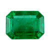 Green Emerald - Emerald Cut - 1.46 carats - 8x5.9mm