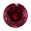Red Rhodolite - Round Cut - 3.19 Carat - 8.5mm Size