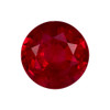 0.82 Carat Ruby Round Cut Gemstone, 5.6mm size | AfricaGems