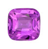 Purple Sapphire Cushion Cut Gemstone - 1.64 Carat - 6.6x6.6mm Size