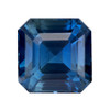 Blue Green Sapphire - Emerald Cut - 2.07 Carats - 6.6x6.5mm