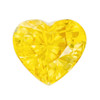 Yellow Sapphire - Heart Cut - 1.54 Carats - 7.1x6.3mm