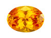 Golden Yellow Sapphire - Oval Cut - Golden Yellow - 0.69 carats - 6.3 x 4.5mm
