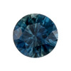 Blue Green Sapphire - Round Cut - 0.49 carats - 4.8mm