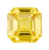 Yellow Sapphire - Asscher Cut - 1.51 Carat Weight - 6.57x6.66x3.81mm at AfricaGems