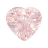 GRS Certified Rare No Heat Padparadscha Sapphire - 2.22 Carat Weight - Heart Cut - Orange-Pink Color - 7.93x8.32x4.45mm