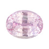 GIA Certified Baby Pink Sapphire - No Heat - 4.01 Carat Weight - Oval Cut - 9.96x7.69x5.84mm