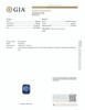 GIA Certified Blue Sapphire - Emerald Shape - 9.47 carats - 12.85 x 10.11 x 7.49mm