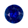 Loose Sapphire - Round Shape - Blue Color - 0.75 carats - 5.9mm