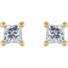 14K White 0.16 Carat Natural Diamond Stud Earrings