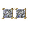 Buy 14 Karat Yellow Gold 2 Carat Diamond Earrings