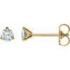 14 Karat Yellow Gold 0.25 Carats Lab Grown Diamond Stud Earrings
