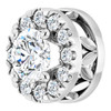 Genuine Diamond Pendant in Platinum 0.33 Carat Diamond Pendant