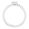 Genuine Diamond Ring in Platinum 1/4 Carat Diamond Stackable Ring