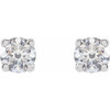 14 Karat White Gold 0.25 Carats Lab Grown Diamond Stud Earrings