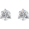 White Diamond Earrings in 14 Karat White Gold 0.25 Carat Diamond Stud Earrings