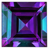 Chatham Lab Created Alexandrite Gemstone – Step Cut – GEM Grade