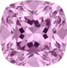 Chatham Lab Created Pink Champagane Sapphire Gemstone – Antique Square Cut – GEM Grade