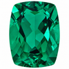 Emerald Antique Cushion Cut Grade GEM | Chatham Emerald Lab Stone
