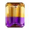 Bicolor Ametrine - Emerald Cut - 24.11 Carats - 20.7x15.7mm