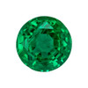 Vivid Rich Green Emerald - Round Cut - 0.64 Carats - 5.4mm